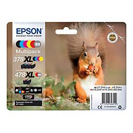 Epson 478XL Multipack - 6er-Pack - 60.5 ml - mit hoher Kapazität