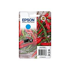 Epson 503 Singlepack - 3.3 ml - Cyan - original - Blisterverpackung - Tintenpatrone