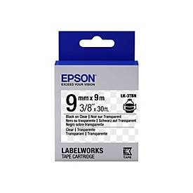 Image of Epson LabelWorks LK-3TBN - Etikettenband - 1 Kassette(n) - Rolle (0,9 cm x 9 m)