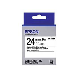 LabelWorks LK-6WBN - Etikettenband - 1 Rolle(n) - Rolle (2,4 cm x 9 m)
