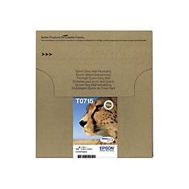 Epson T071 Easy Mail Packaging - 4er-Pack - Schwarz, Gelb, Cyan, Magenta - original - Tintenpatrone