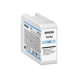 Epson T47A5 - 50 ml - hell Cyan - original