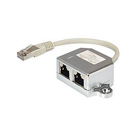 Equip Life - Netzwerk-Splitter - RJ-45 (W) zu RJ-45 (M) - 15 cm - abgeschirmt - CAT 5e