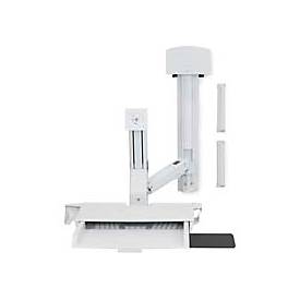Ergotron Befestigungskit (CPU-Halter, Tastatur-Tablett, Monitorhalterung) - für LCD-Display / PC-Ausrüstung - kleiner CPU-Halter - Aluminium, hochwertiger Kunststoff - weiß - Bildschirmgröße: bis zu 61 cm (bis zu 24 Zoll)