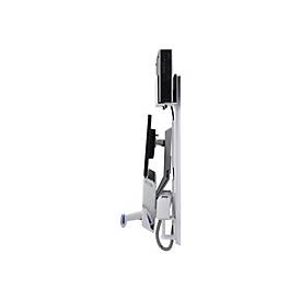 Ergotron Befestigungskit (CPU-Halter, Tastatur-Tablett, Monitorhalterung) - für LCD-Display / PC-Ausrüstung - mittlerer CPU-Halter - Aluminium, hochwertiger Kunststoff - weiß - Bildschirmgröße: bis zu 61 cm (bis zu 24 Zoll)