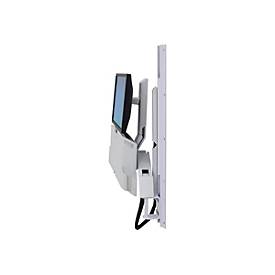 Ergotron Befestigungskit (CPU-Halter, Tastatur-Tablett, Monitorhalterung) - für LCD-Display / PC-Ausrüstung - mittlerer CPU-Halter - Aluminium, hochwertiger Kunststoff - weiß - Bildschirmgröße: bis zu 61 cm (bis zu 24 Zoll)