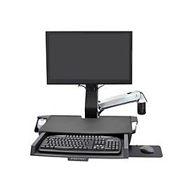 Ergotron Befestigungskit (Handgelenkkissen, Schienenmontage Halterungsset, Mausablage zum Herausziehen, höhenverstellbare Halterung, Ablage für Barcode-Scanner und Maus, Combo Schwenkarm, Arbeitsfläche mit Tastaturablage) - für LCD-Display / PC-Au...