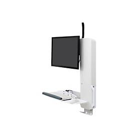 Ergotron Befestigungskit (vertikaler Hub) - für LCD-Display / PC-Ausrüstung - Steh-Sitz-Sysetm - weiß - Bildschirmgröße: bis zu 61 cm (bis zu 24 Zoll)