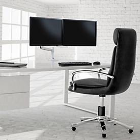 Ergotron Direkt-Schreibtischarm LX Dual, f. 2 Monitore, m. Tischklemme, bis 10 kg