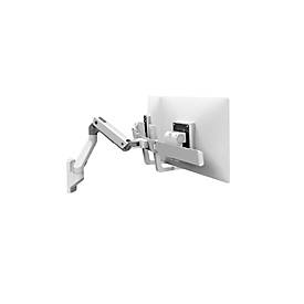 Ergotron HX - Befestigungskit (Gelenkarm, Verlängerung, Scharnierbogen, 2 Drehgelenke, Griff, Wandmontage) - für 2 LCD-Displays - weiß - Bildschirmgröße: bis zu 81,3 cm (bis zu 32 Zoll)