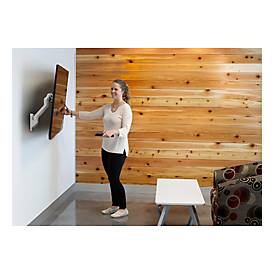 Ergotron HX - Befestigungskit (Wandarm) - für Monitor - weiß - Bildschirmgröße: up to 124 cm (up to 49')