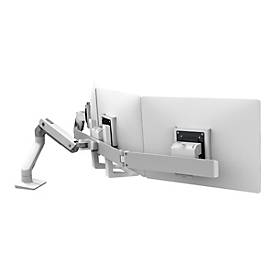 Ergotron HX - Montagekomponente (Griff, 3 Drehzapfen, Bogen mit drei Scharnieren) - für 3 LCD-Anzeigen - weiß - Bildschirmgröße: bis zu 61 cm (bis zu 24 Zoll)