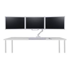 Ergotron HX - Montagekomponente (Griff, 3 Drehzapfen, Bogen mit drei Scharnieren) - für 3 LCD-Anzeigen - weiß - Bildschirmgröße: bis zu 61 cm (bis zu 24 Zoll)