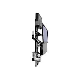 Ergotron LX Wall Mount System with Small CPU Holder - Systemeinheit-/Monitor-/Tastatur-Montagekit - Sitz-Steh - geeignet für Wandmontage - bis zu 106,7 cm (bis zu 42 Zoll)