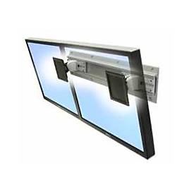 Ergotron Neo-Flex - Befestigungskit (2 Drehgelenke, Wandschiene 26', 2 Rack-Montagehalterungen) - schmal - für 2 LCD-Displays - Grau, Schwarz - Bildschirmgröße: bis zu 61 cm (bis zu 24 Zoll)