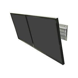 Ergotron Neo-Flex - Befestigungskit (2 Drehgelenke, Wandschiene 26', 2 Rack-Montagehalterungen) - schmal - für 2 LCD-Displays - Grau, Schwarz - Bildschirmgröße: bis zu 61 cm (bis zu 24 Zoll)