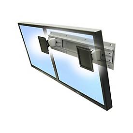 Ergotron Neo-Flex - Befestigungskit (2 Drehgelenke, Wandschiene 26', 2 Rack-Montagehalterungen) - schmal - für 2 LCD-Displays - Grau, Schwarz - Bildschirmgröße: bis zu 61 cm (bis zu 24 Zoll)