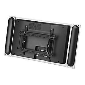 Ergotron Neo-Flex - Befestigungskit (Wandplatte, Riegel, 2 geneigte Schienen) - stark belastbar - für Flachbildschirm - Schwarz - Bildschirmgröße: 58.4-106.7 cm (23'-42')