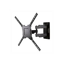 Ergotron Neo-Flex - Befestigungskit (Wandplatte, Tragarm, Monitorplatte, Kabelführungskomponenten, 4 Spinnenadapter) - stark belastbar - für Flachbildschirm - stranggepresstes Aluminium - Schwarz - Bildschirmgröße: 81.3-160 cm (32'-63')