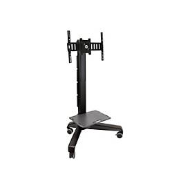 Ergotron Neo-Flex Mobile MediaCenter VHD - Wagen - Konstante Krafttechnologie - für LCD-Display - Kapazität 22,7 - 40,8 kg - Aluminium, Stahl, ABS-Kunststoff, Zinklegierung, Glasgefülltes Nylon - Schwarz - Bildschirmgröße: 94-190.5 cm (37'-75')