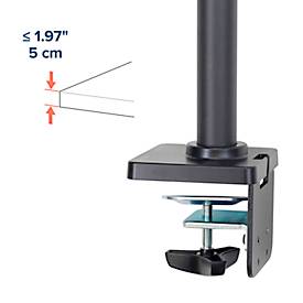 Ergotron NX Monitorarm, Tischhalterung, bis 34', 8 kg, höhenverstell-, neig-, schwenk- und drehbar, schwarz