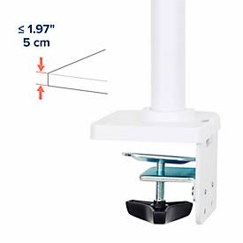 Ergotron NX Monitorarm, Tischhalterung, bis 34", 8 kg, höhenverstell-, neig-, schwenk- und drehbar, weiß