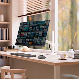 Ergotron NX Monitorarm, Tischhalterung, bis 34", 8 kg, höhenverstell-, neig-, schwenk- und drehbar, weiß