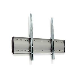Ergotron WM - Befestigungskit (Wandplatte, 2 Klammern) - schmal - für Flachbildschirm - stranggepresstes Aluminium, Stahl - Silber - Bildschirmgröße: 81.3-304.8 cm (32'-120')