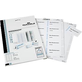 Ersatz-Einsteckschilderbogen, 54 x 90 mm, 200 Stück