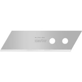 Ersatzklinge Martor Nr. 17940, 1-fach nutzbar, Stärke 0,5 mm, L 71,2 x B 17,7 mm, rostfreier Stahl, 10 Stück