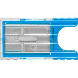 Ersatzklinge Martor Nr. 92, 4-fach nutzbar, Stärke 0,4 mm, L 26 x B 18,5 mm, Stahl, 10 Stück