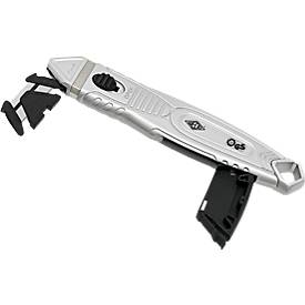 Ersatzklingen für Sicherheitsmesser WEDO®, B 13 x H 46 mm, silber-schwarz, 5 Stück