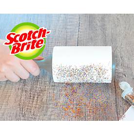 Ersatzrolle für Scotch-Brite™ Fusselroller Pet Extra Sticky, speziell gegen Tierhaare, 4-lagige Klebefläche, 1 Rolle mit 48 Blatt