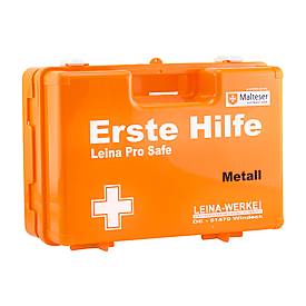 Image of Erste Hilfe-Koffer Pro Safe DE, ABS-Kunststoff, Orange, Inhalt gem. DIN 13157 Metall