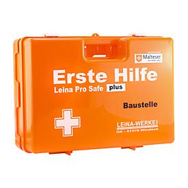 Image of Erste Hilfe-Koffer Pro Safe Plus DE, ABS-Kunststoff, Orange, Inhalt gem. DIN 13169 Baustelle