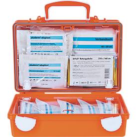 Erste-Hilfe-Koffer Quick-CD Joker, DIN 13157, 3 Ebenen, Drehverschlüsse, inkl. Wandhalterung