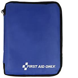 Erste-Hilfe-Tasche First Aid Only, mit 49-teiligem Inhalt, wasserabweisend, B 240 x T 70 x H 180 mm, Nylon, blau
