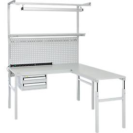 ESD-Arbeitstisch mit Etagenboard TRESTON TPH