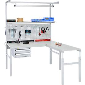 ESD-Arbeitstisch mit Etagenboard TRESTON TPH