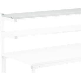 ESD-Etagenbord Treston SH 150, bis 50 kg, B 1500 x T 310 x H 1550 mm, höhenverstellbar, Spanplatte, lichtgrau RAL 7035