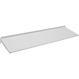 ESD-Stahlboden Treston M 1500, für TED-Arbeitstisch, bis 50 kg, neigbar, B 1490 x T 400 mm, epoxidpulverbeschichteter Stahl, lichtgrau