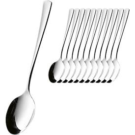 ESMEYER Espresso-/Moccalöffel STOCKHOLM aus Edelstahl 18/10, poliert, ca. 11,5 cm, 12 Stück