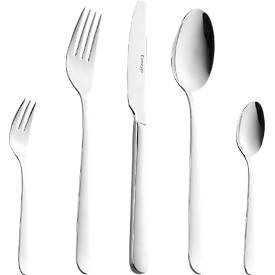 ESMEYER Tina 30-teiliges Besteckset für 6 Personen, Edelstahl 18/0, Klingenstahlmesser, 2,2/1,8 mm, spülmaschinenfest