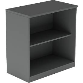 Etagère NEVADA, L 800 x P 445 x H 825 mm, gris foncé