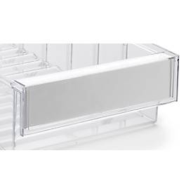 Etiketten 1123 für Schubladen 3020/4020/5020/6020, B 176 x H 41 mm, Karton, weiß, 10 Stück