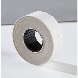 Etiketten, 22 x 12 mm, 10 Rollen, weiß (ablösbar)