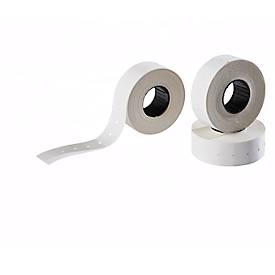 Etiketten, 22 x 12 mm, 10 Rollen, weiß (permanent)