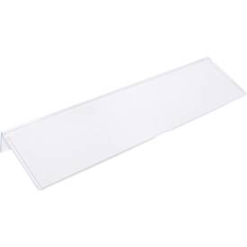 Etiketten für Schubladenbox TRESTON BiOX 3020, 4020 & 5020, inklusive Schutzschildern, Biokunststoff, transparent, 15 Stück