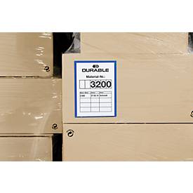 Etiketten- u. Kennzeichnungstaschen, PP, selbstklebend, dokumentenecht, A4 hoch, 50 St.