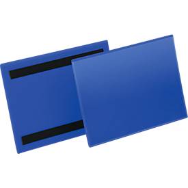 Etiketten- und Kennzeichnungstaschen B 210 x H 148 mm (A5 quer), 50 Stück, blau